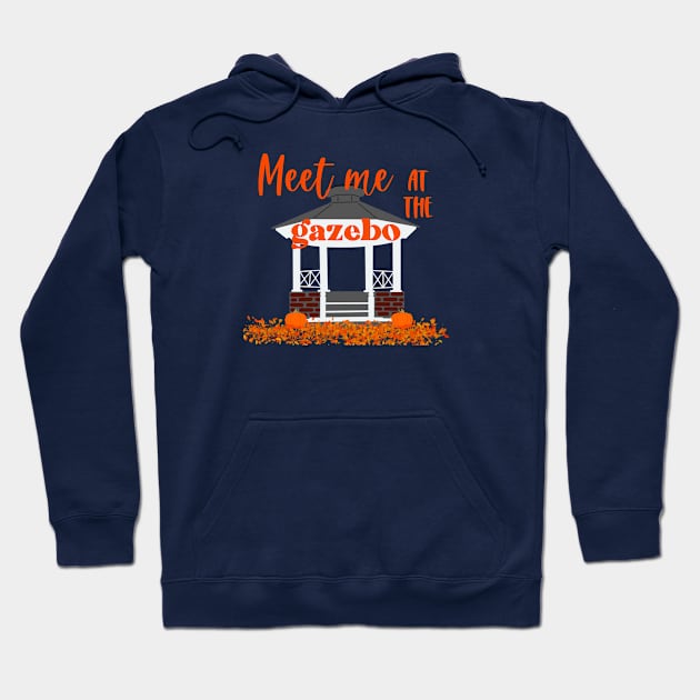 Autumn at the Gazebo Hoodie by CaffeinatedWhims